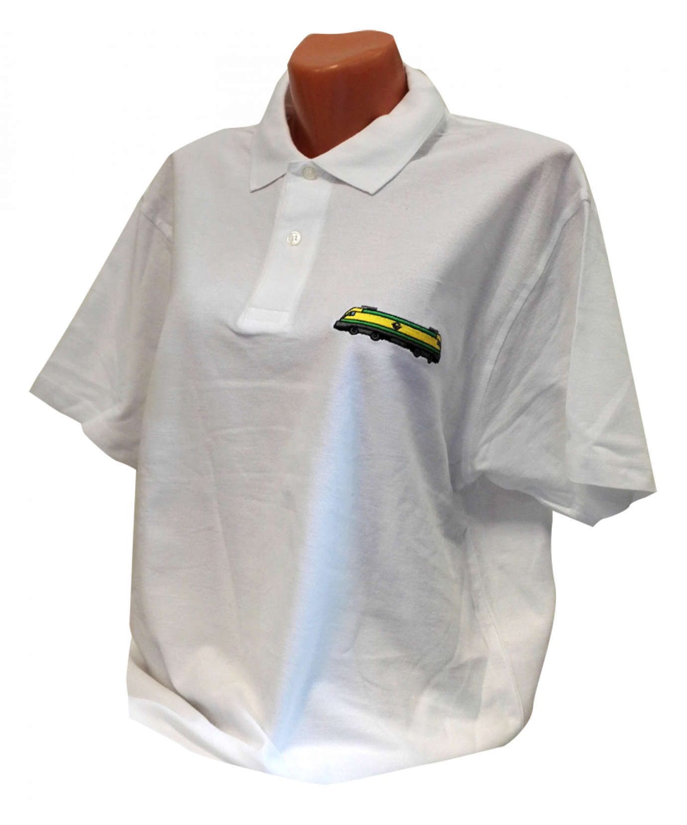 Felnőtt, fehér, Taurus galléros póló