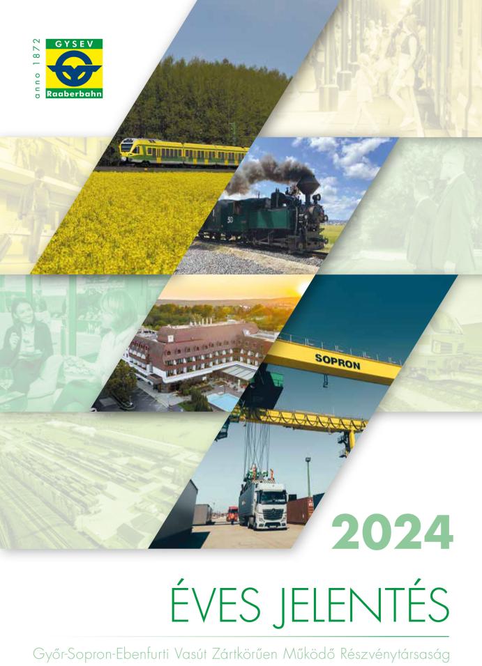 GYSEV éves jelentés 2024