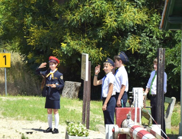 kisvasutasok szolgálatban