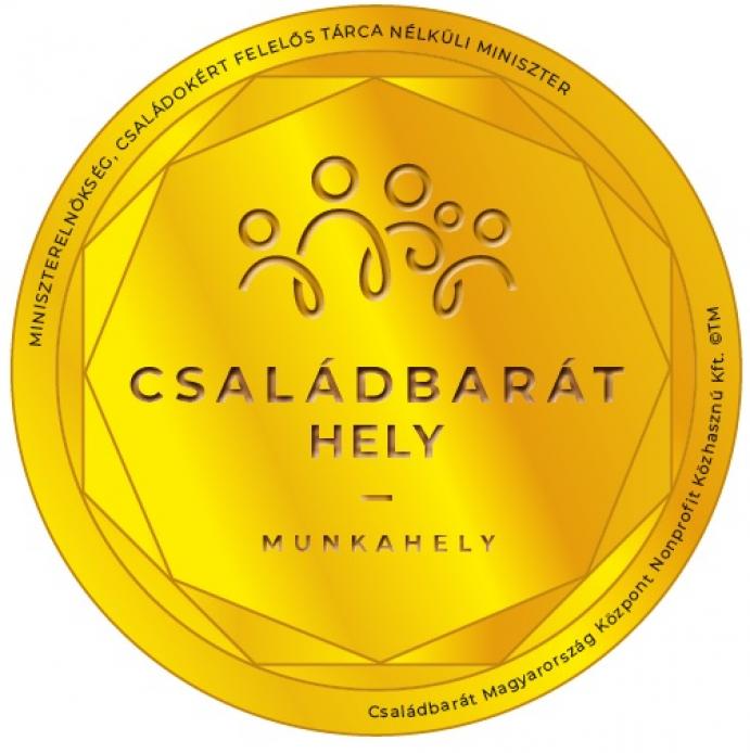 Családbarát munkahely tanúsítvány 2021