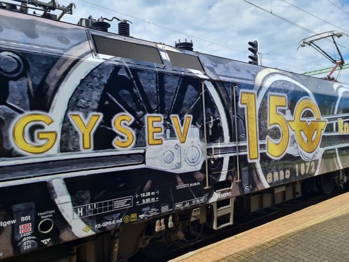 GYSEV150 mozdonyavató