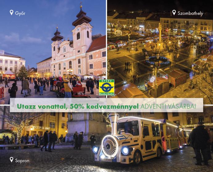 A három város adventi vására és a kedvezmény
