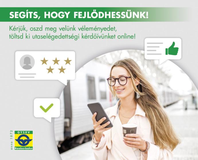 Utaselégedettségi kérdőív  2025  - illusztráció 