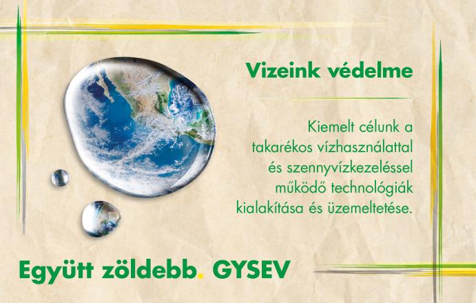 A GYSEV Zrt. törekvése a vízvédelem érdekében