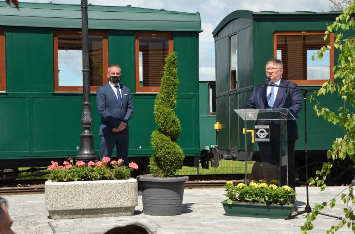 Nagycenki Széchenyi Múzeumvasút átadás