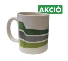 GYSEV Raabercity fehér sávos bögre_akció